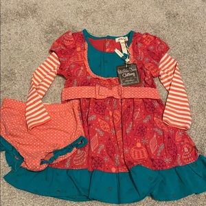 NWT Matilda Jane Christmas ornament dress 18-24m